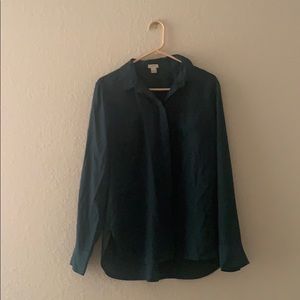 Beautiful Dark green button up.